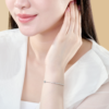 Lắc tay Kim cương Vàng trắng 58,5% (14K) Disney|PNJ The Fairy Tale DD00W000609